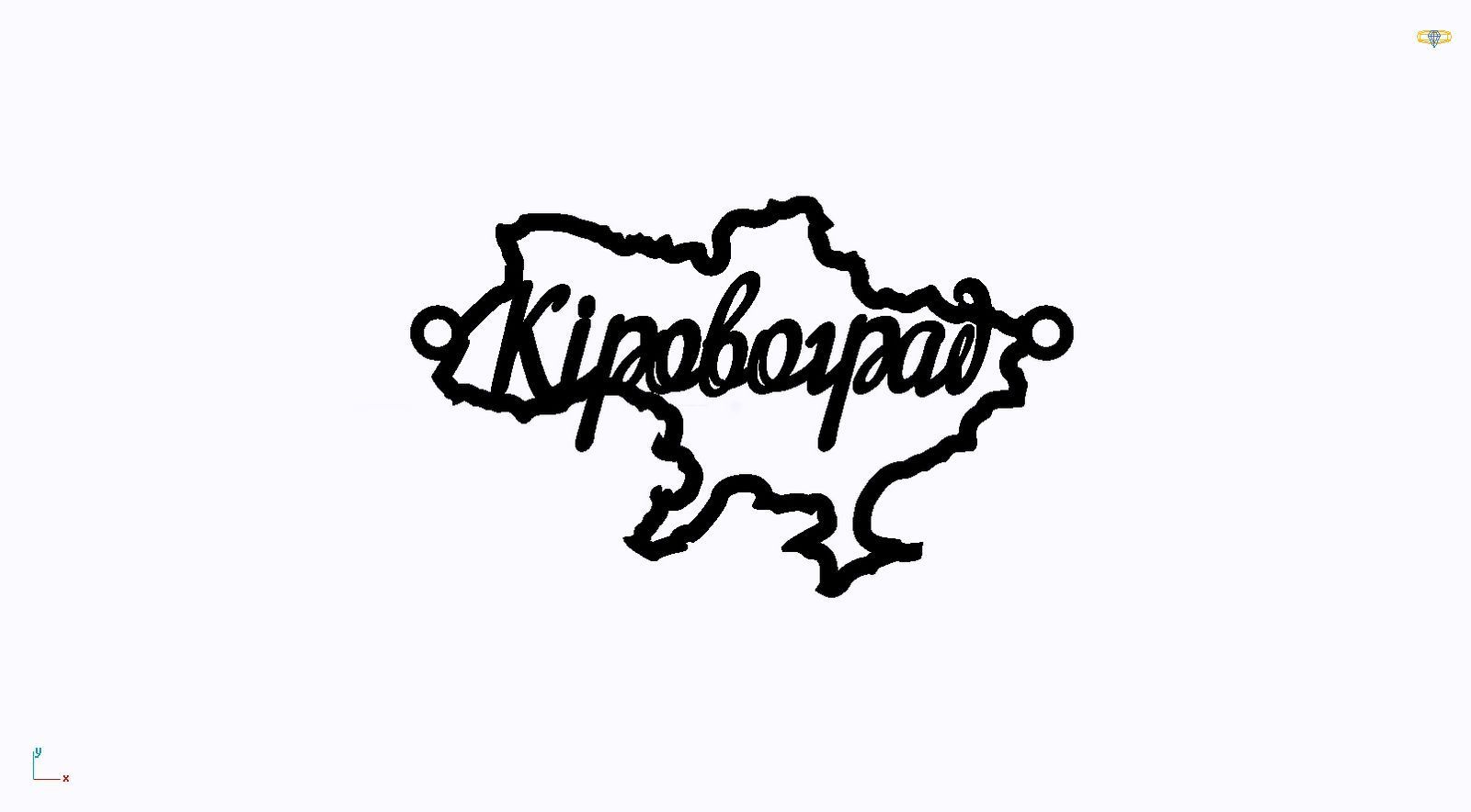 Срібне кольє Моє Місто з родієвим покриттям 💙💛