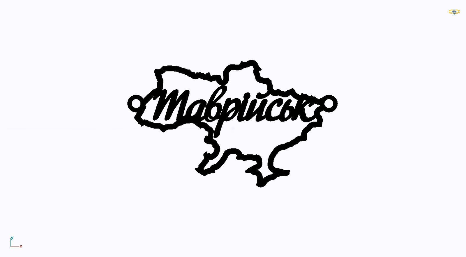 Срібне кольє Моє Місто з родієвим покриттям 💙💛