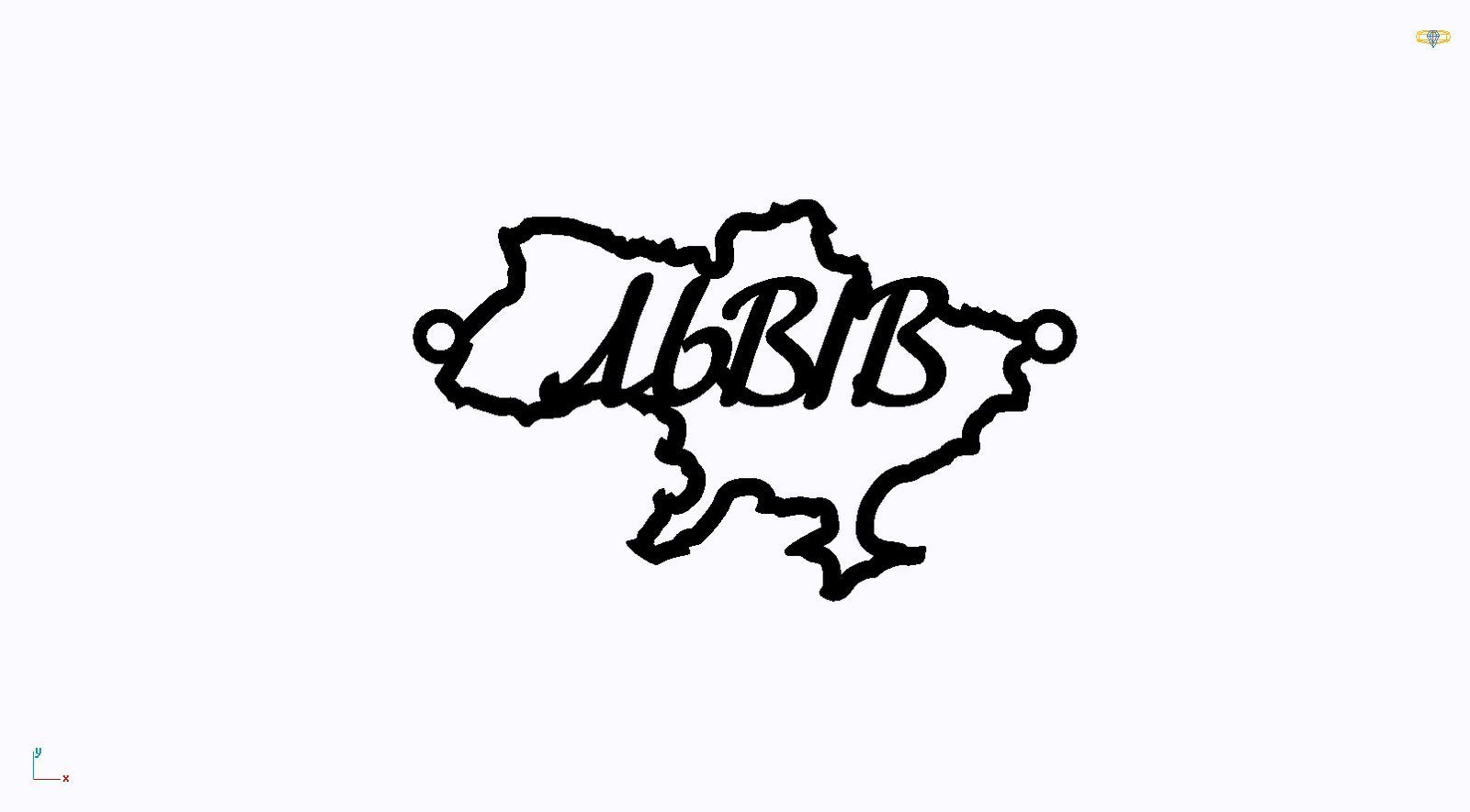 Срібне кольє Моє Місто з родієвим покриттям 💙💛