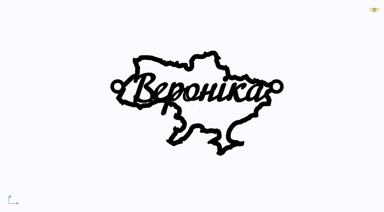 Срібне патріотичне кольє з будь-яким ім'ям і родієвим покриттям 💙💛