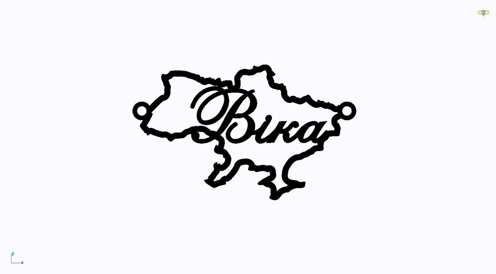 Срібне патріотичне кольє з будь-яким ім'ям і родієвим покриттям 💙💛