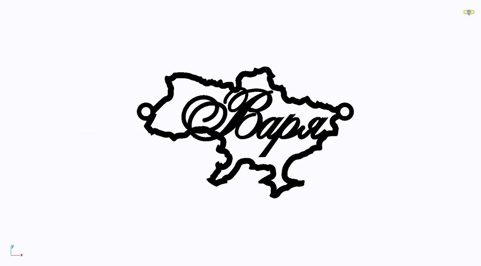 Срібне патріотичне кольє з будь-яким ім'ям і родієвим покриттям 💙💛