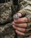Срібний перстень воїнам ЗСУ з чорнінням