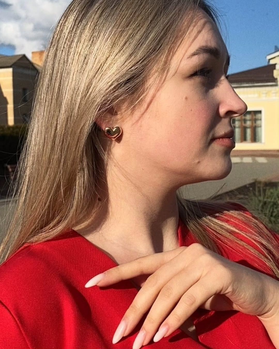 Срібні сережки-пусети з родієвим покриттям або в позолоті