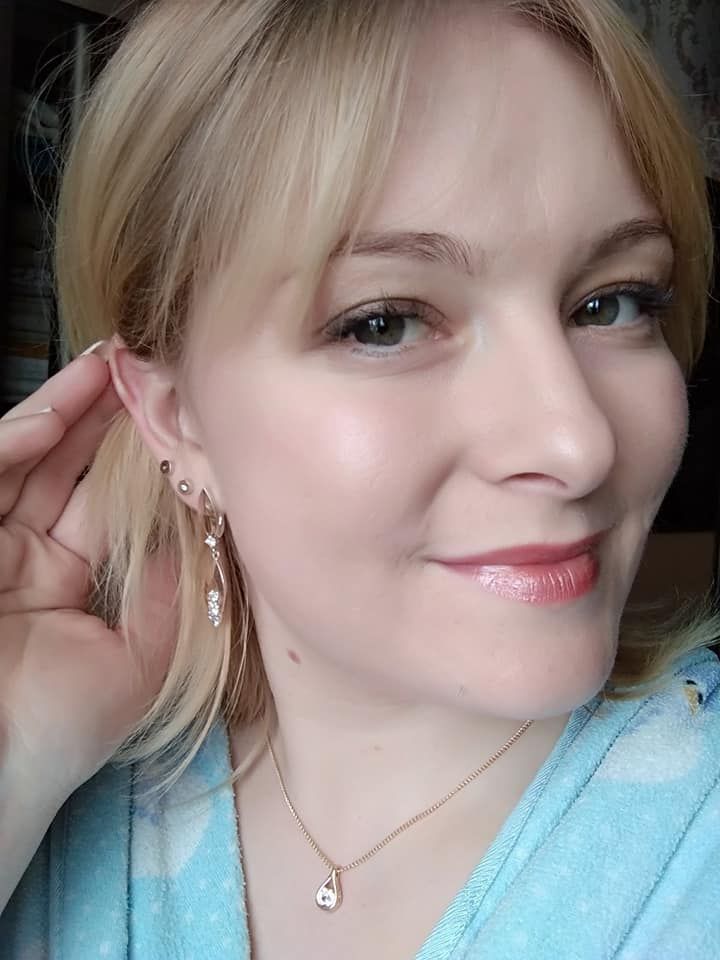 Срібні сережки з золотими вставками Моніка
