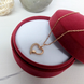 Срібне кольє Зірка Кохання в позолоті ☄️❤️