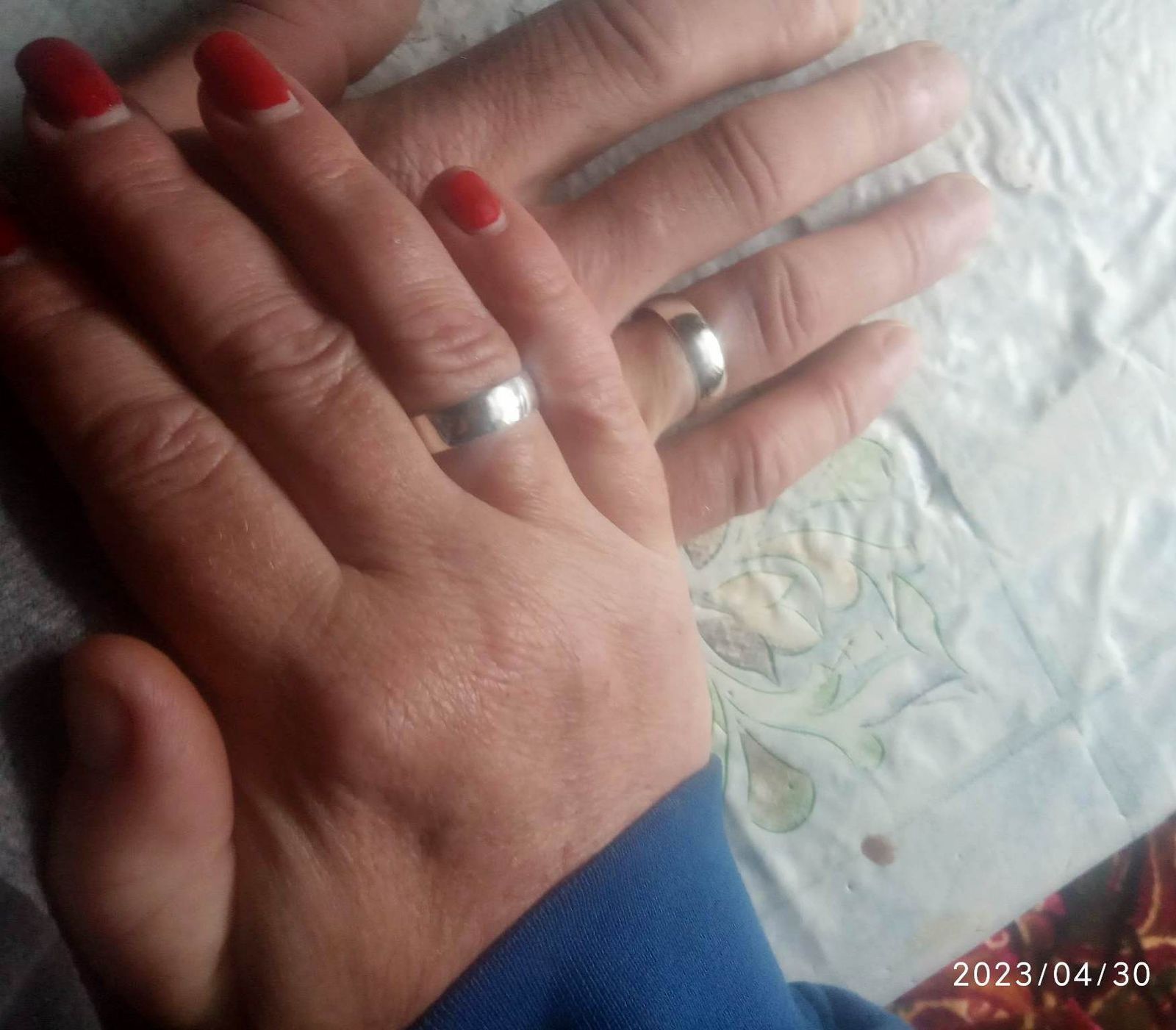 Срібні обручки 6 мм з родієвим покриттям 🤵&zwj;♂️❤️👰&zwj;♀️
