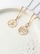Срібні кольє зі знаком зодіаку з родієвим покриттям або в позолоті