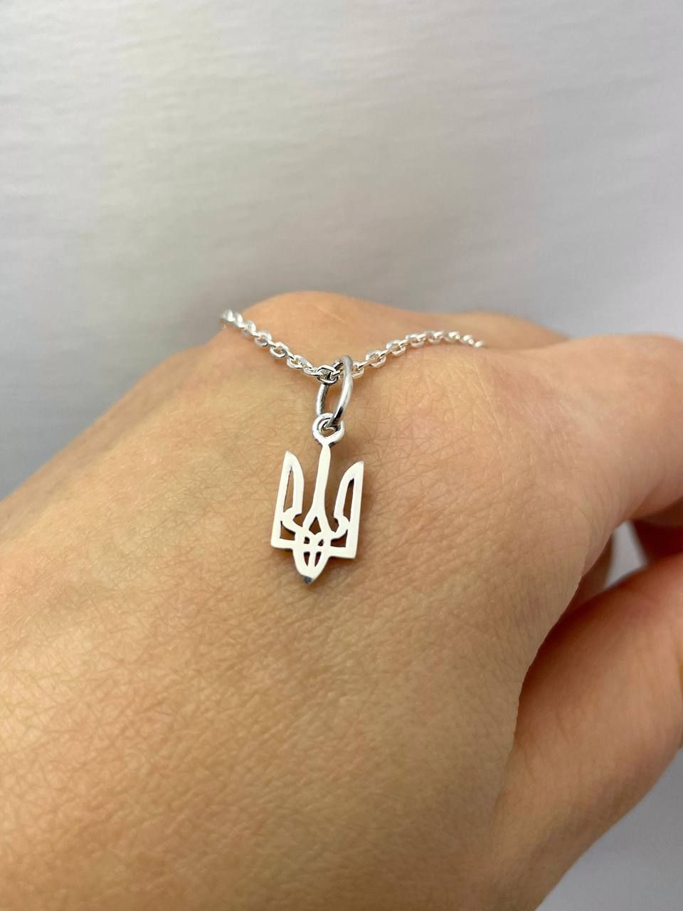 Срібний підвіс Тризуб маленький