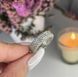 Срібна каблучка з родієвим покриттям